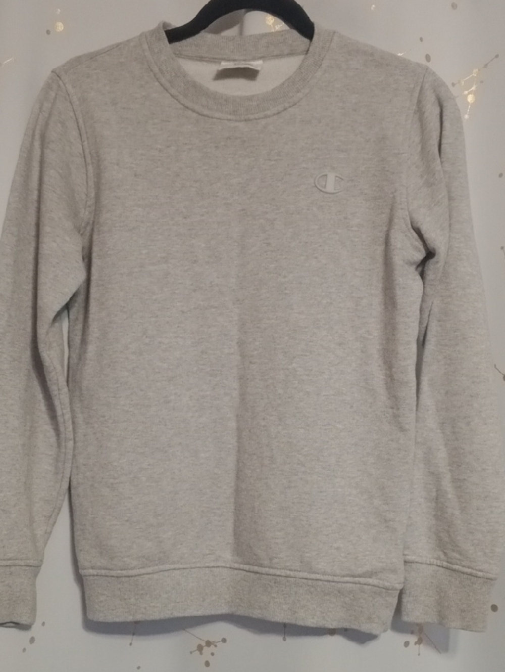 Champion Light Gray Crewneck Sweatshirt